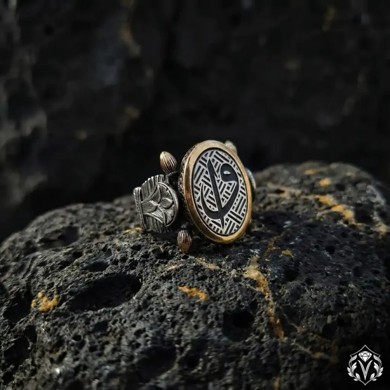 Vav Elif Gümüş Yüzük