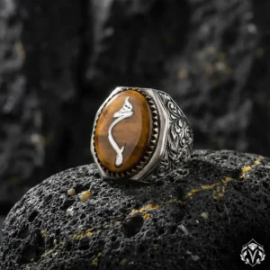 Kuka Taşlı Kakma Yüzük Modeli