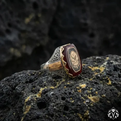 Osmanlı Tuğrası Gümüş Yüzük