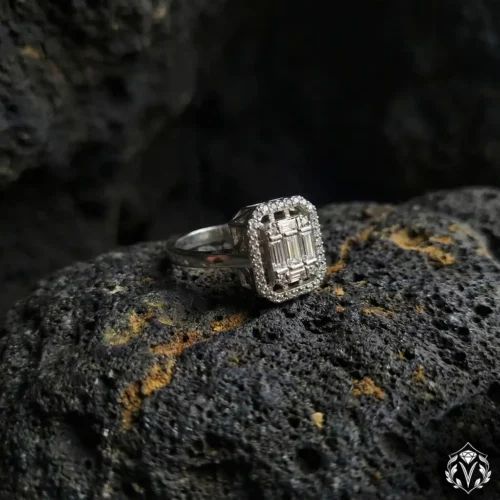 1 Baget Taşlı Gümüş Bayan Yüzük