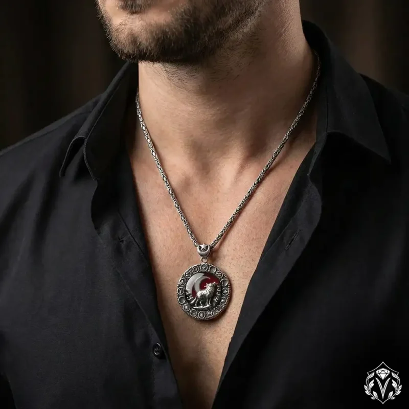 1 Bozkurt Gümüş Kolye