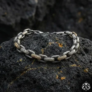 1 Kalın Zincir Gümüş Bileklik