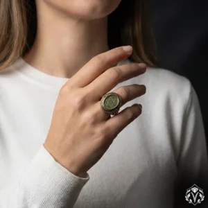 Hazreti Süleyman Mührü Bayan Yüzük Modeli