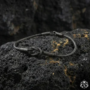 2 Kazaziye Örme Gümüş Bileklik