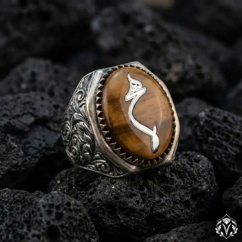 Kuka Taşlı Kakma Yüzük Modeli