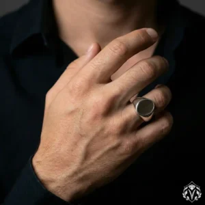 Sade Tasarım Gümüş Yüzük