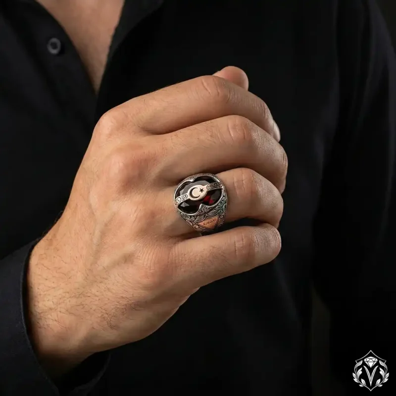 Ay Yıldız Manşet Yüzük