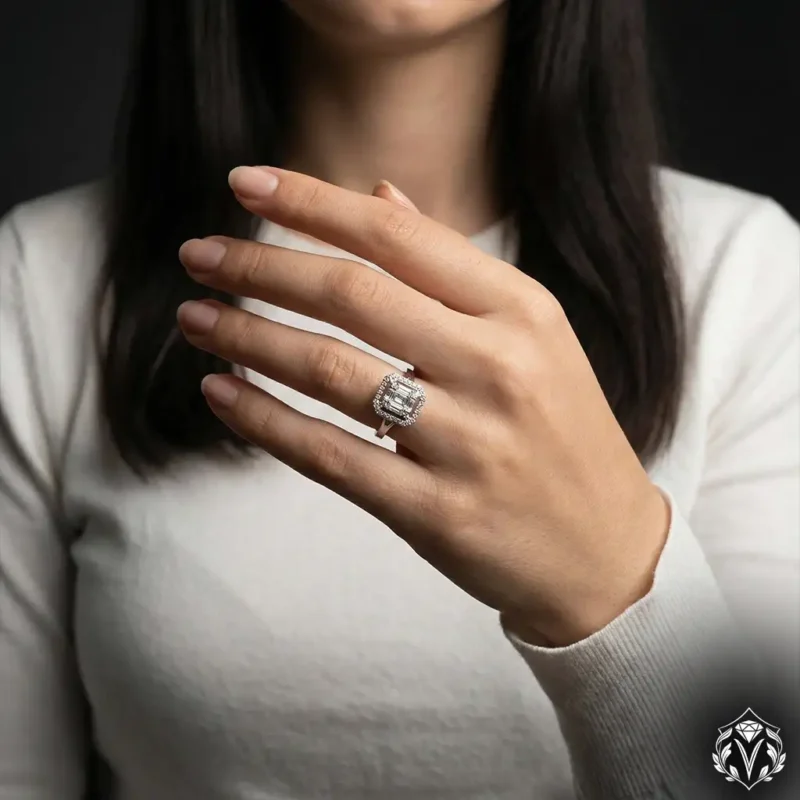 2 Baget Taşlı Gümüş Bayan Yüzük