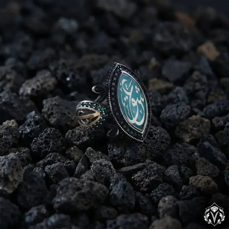 2 Yeşil Aşk Modeli 925 Ayar Mekik Kadın Yüzük