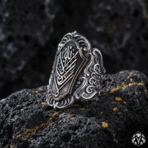 La Galibe İşlemeli Zihgir Gümüş Yüzük