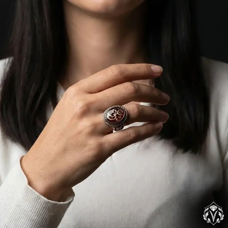 Aşk Yazılı Bayan Yüzük