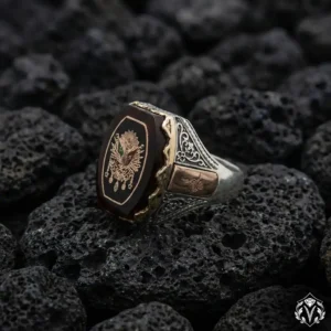 Osmanlı Tuğrası Gümüş Yüzük