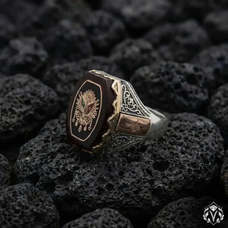 Osmanlı Tuğrası Gümüş Yüzük