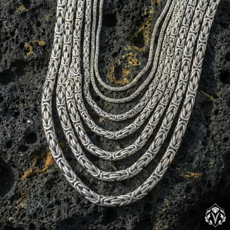 925 Ayar Gümüş Kral Zincir