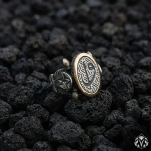 Vav Elif Gümüş Yüzük