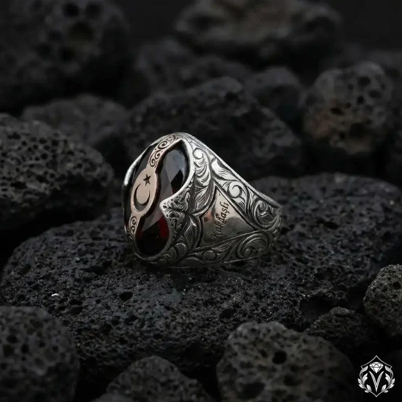 Ay Yıldız Manşet Yüzük