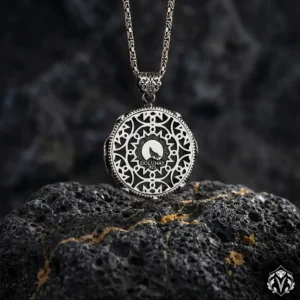 3 Bozkurt Gümüş Kolye