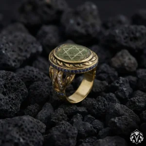 Hazreti Süleyman Mührü Bayan Yüzük Modeli