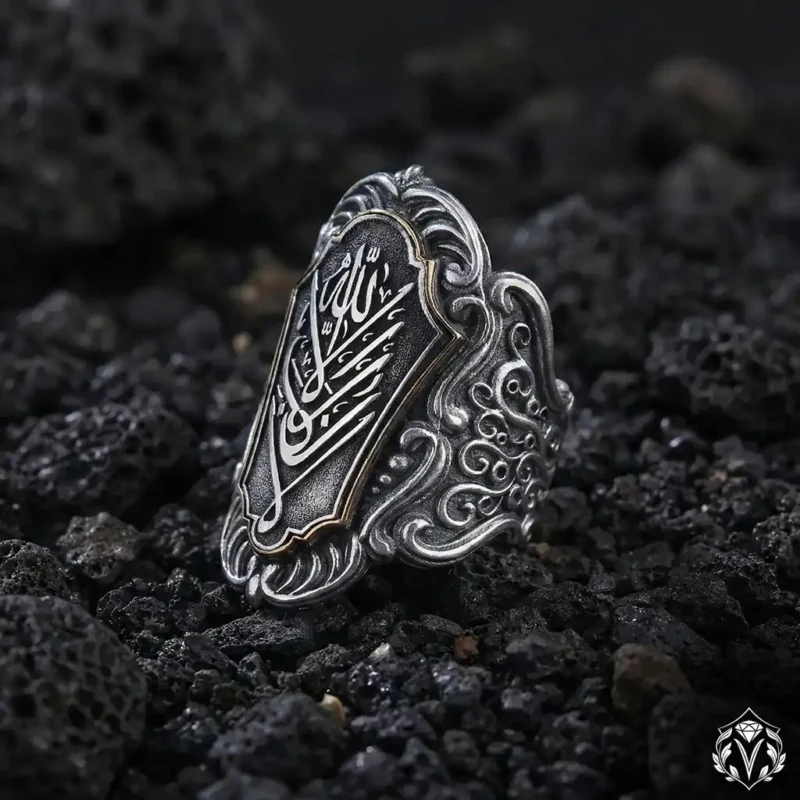 La Galibe İşlemeli Zihgir Gümüş Yüzük