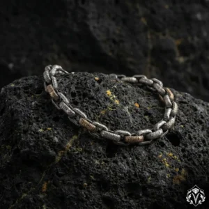 4 Kalın Zincir Gümüş Bileklik