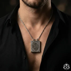 Gümüş Cevşen Kolye