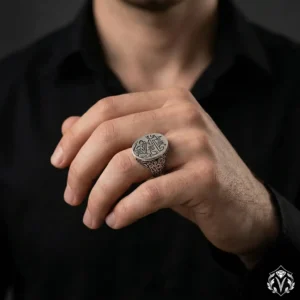 İsimli Gümüş Yüzük Modeli