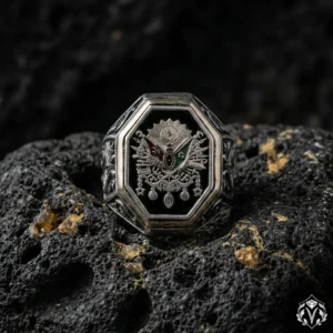 Osmanlı Sancağı Gümüş Yüzük