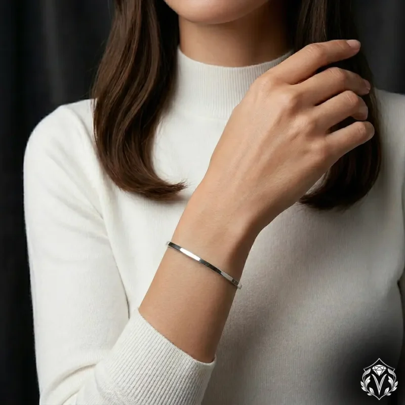 925 Ayar Gümüş Ajda Bilezik