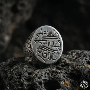 İsimli Gümüş Yüzük Modeli