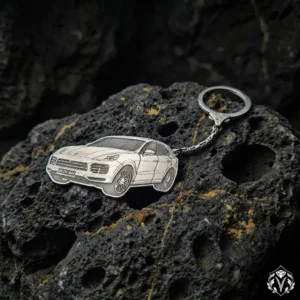 Araba Figürlü 925 Ayar gümüş Anahtarlık