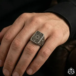 Mühr-ü Süleyman Gümüş Yüzük Modeli