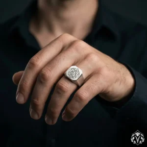 La Galibe İllallah Gümüş Yüzük Modeli