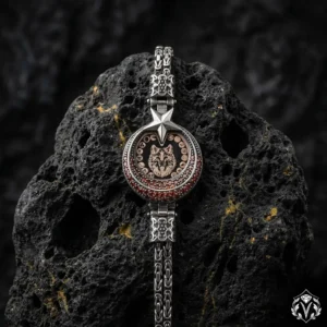 Gökbörü Mirası 16 Türk Devleti Gümüş Bileklik Modeli