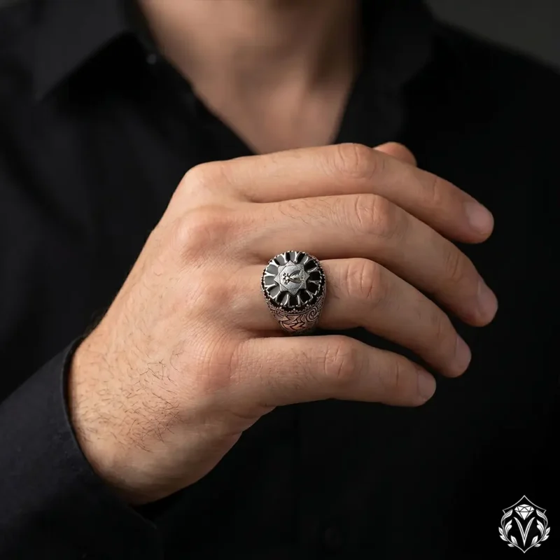 2 Zülfikar Hazreti Ali Kılıcı Gümüş Yüzük Modeli