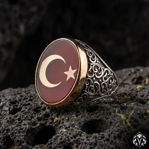 Ayyıldız Gümüş Yüzük Modeli