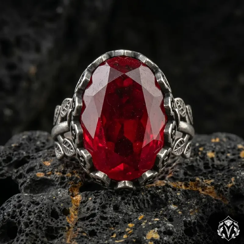 2 Paraiba Taşlı Kadın Gümüş Yüzük Modeli