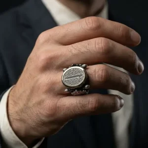 vega (1) Elifli Şarnel Gümüş Yüzük Modeli