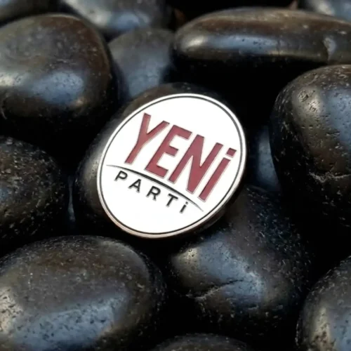 2 Gümüş Parti Yaka Rozeti